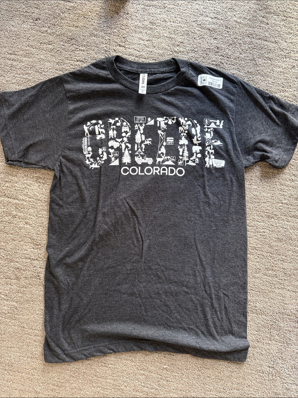 Creede Colorado Graphic Tee - Dark Heather Gray